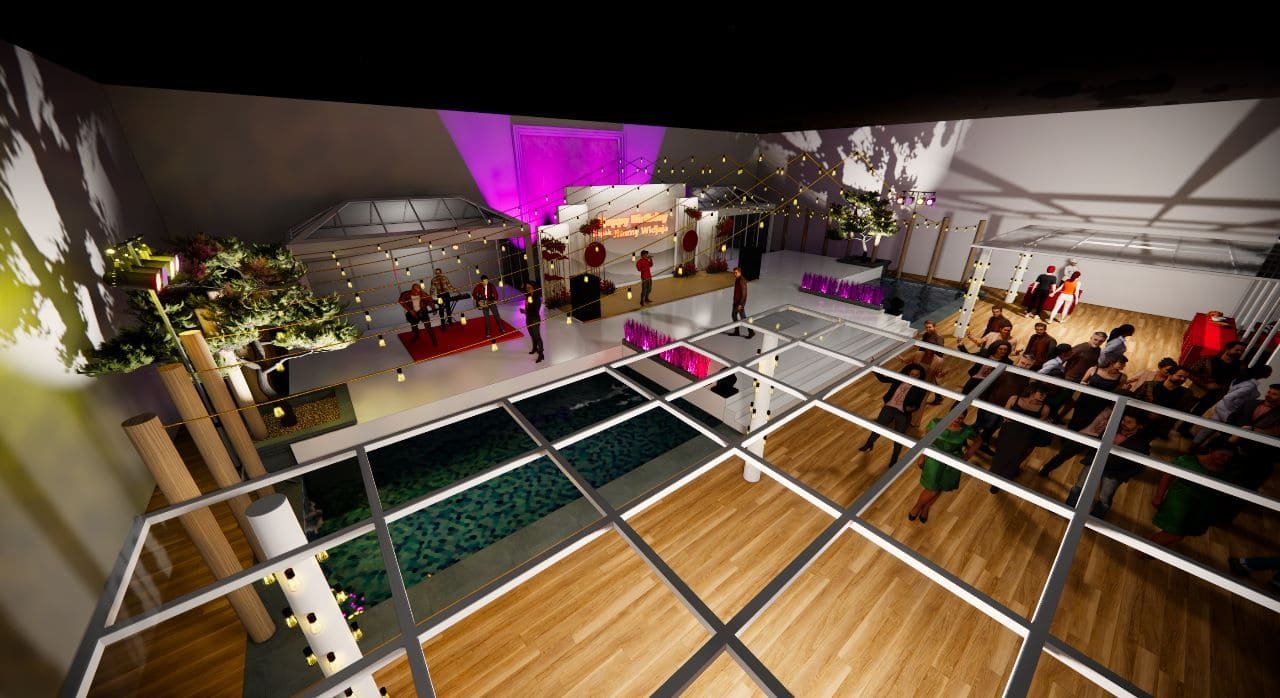 Interactive 3D studio environment for virtual collaboration