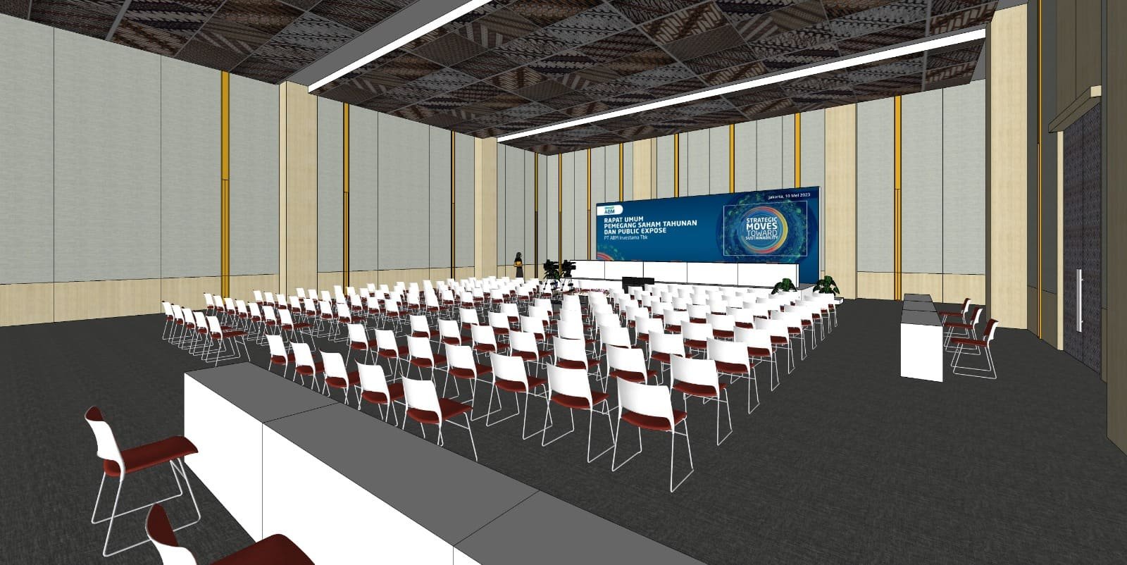 Professional audio and video recording setup