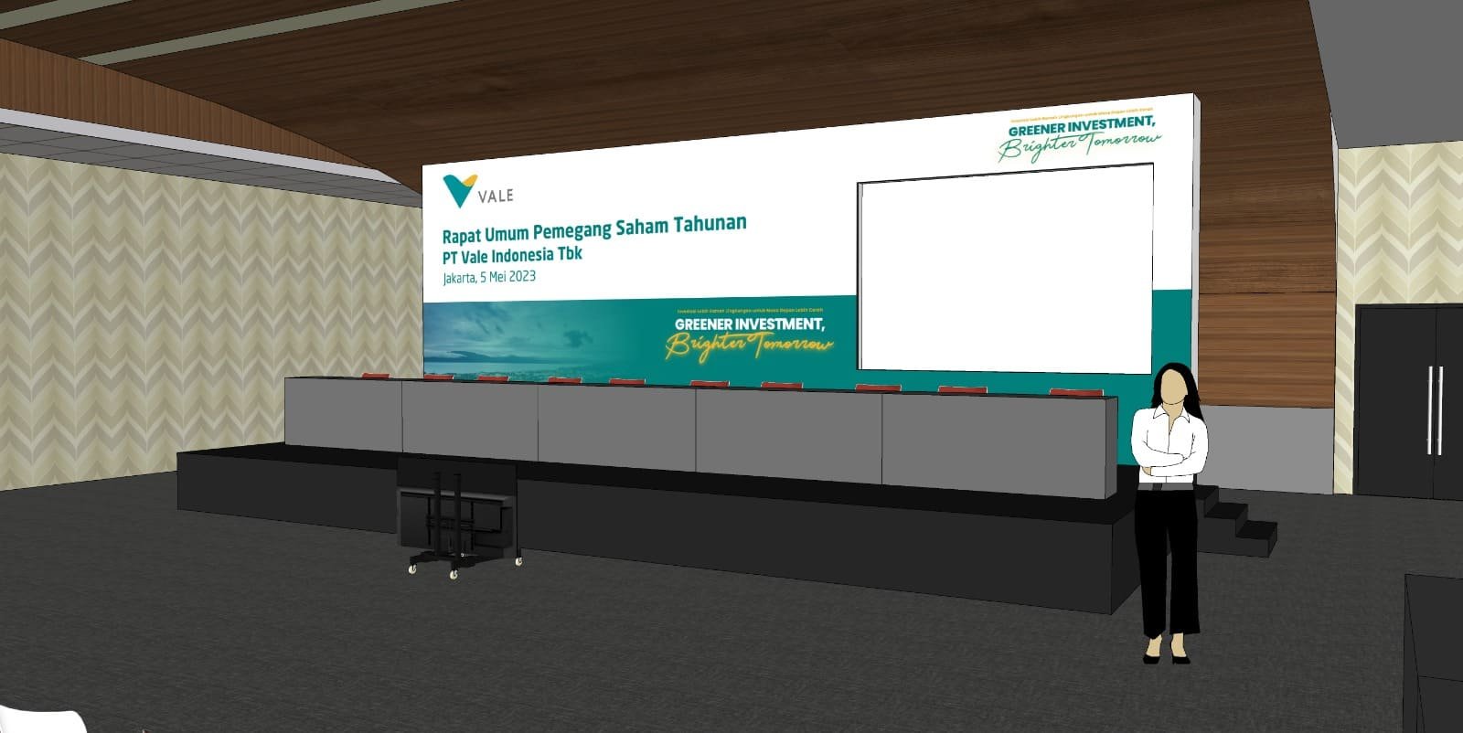 Interactive presentation technology in 3D studio